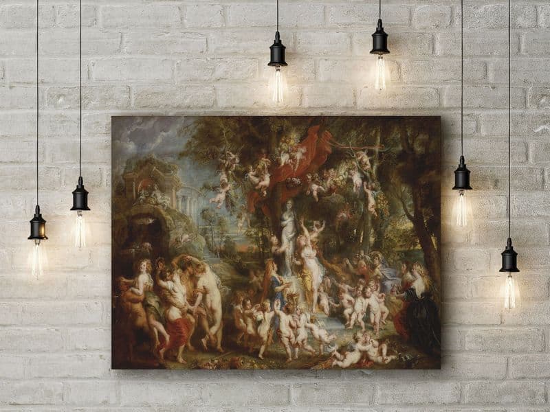 Rubens: The Feast of Venus. Fine Art Canvas.