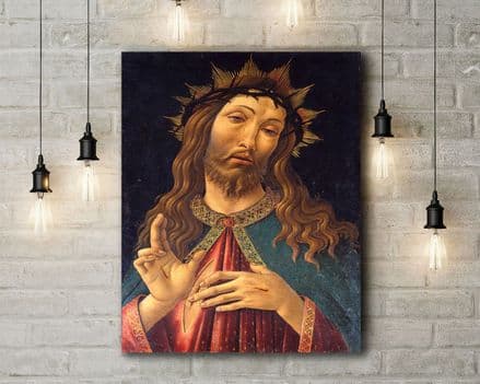 Sandro Botticelli: Christ Crowned with Thorns.  ReligiousFine Art Canvas.