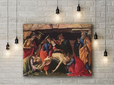 Sandro Botticelli: Passion of Christ. Religious Fine Art Canvas.