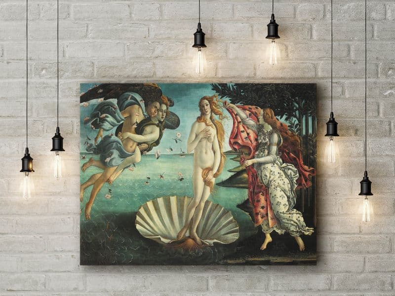 Sandro Botticelli: The Birth of Venus. Fine Art Canvas.