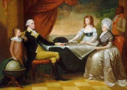 Savage, Edward: The Washington Family. Fine Art Print/Poster. Sizes: A4/A3/A2/A1 (004090)