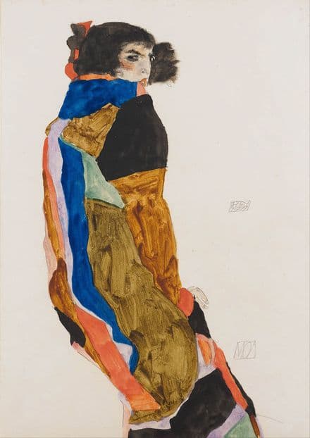 Schiele, Egon: Moa. Fine Art Print/Poster. Sizes: A4/A3/A2/A1 (003691)