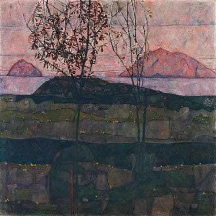Schiele, Egon: Setting Sun. Fine Art Print/Poster (003667)