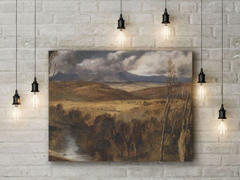 Sir Edwin Landseer: A Highland Landscape. Fine Art Canvas.