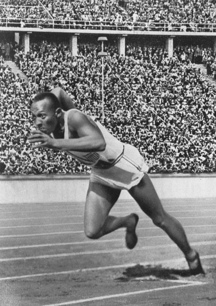 Sprinter Jesse Owens, Berlin, Germany. Athletics/Sports Print/Poster. Sizes: A4/A3/A2/A1 (001548)