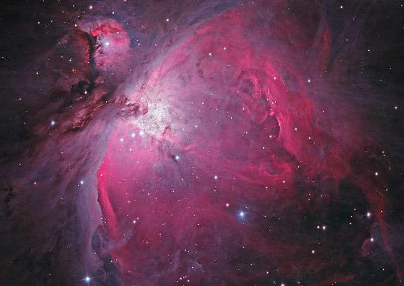 The Orion Nebula M42. Space Print/Poster/Canvas. Sizes: A3/A2/A1