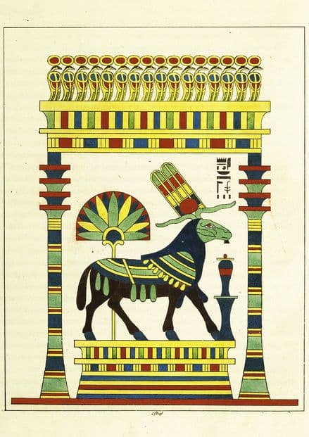 The Ram, Living Emblem of Amon-ra. Ancient Egypt Print/Poster (4976)