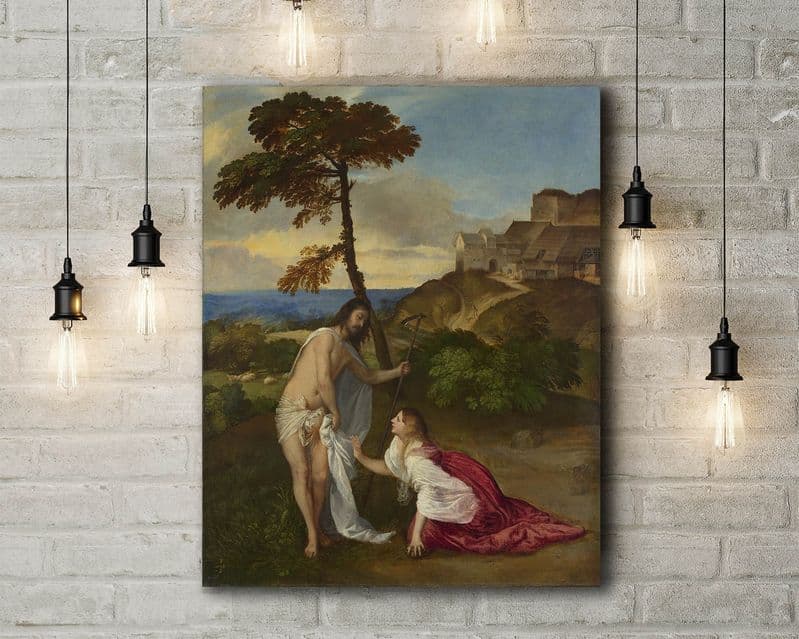 Titian: Noli Me Tangere. Fine Art Canvas.
