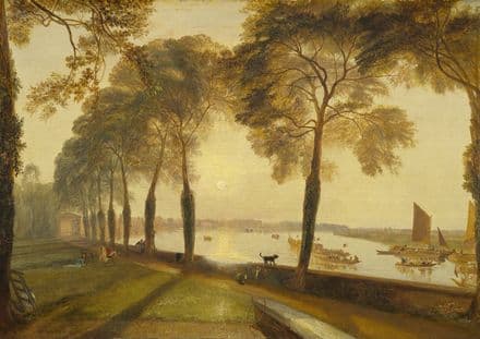 Turner, Joseph Mallord William: Mortlake Terrace. Fine Art Print/Poster. Sizes: A1/A2/A3/A4 (004148)