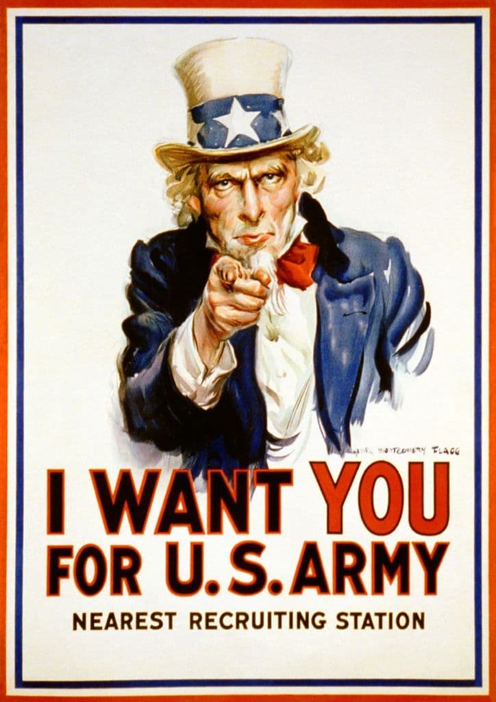 Uncle Sam I Want You for U.S. Army. Art Print/Poster (5173)