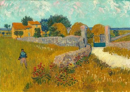 Van Gogh, Vincent: Farmhouse in Provence. Fine Art Print/Poster. Sizes: A4/A3/A2/A1 (004129)