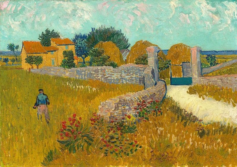 Van Gogh, Vincent: Farmhouse in Provence. Fine Art Print/Poster. Sizes: A4/A3/A2/A1 (004129)