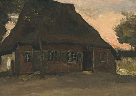 Van Gogh, Vincent:  Farmhouse. Fine Art Print/Poster (004203)