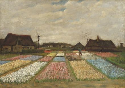 Van Gogh, Vincent: Flower Beds in Holland. Fine Art Print/Poster. Sizes: A4/A3/A2/A1 (003558)