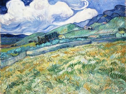 Van Gogh, Vincent: Landscape from Saint-Rémy. Fine Art Print/Poster (004200)