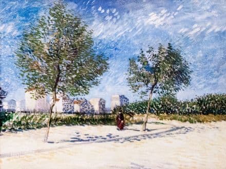 Van Gogh, Vincent: On the Outskirts of Paris - My Dream. Fine Art Print/Poster (004201)