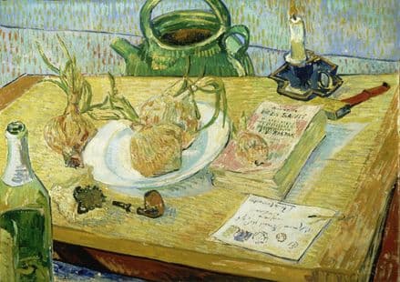 Van Gogh, Vincent: Still Life with Onions. Fine Art Print/Poster. Sizes: A4/A3/A2/A1 (001770)