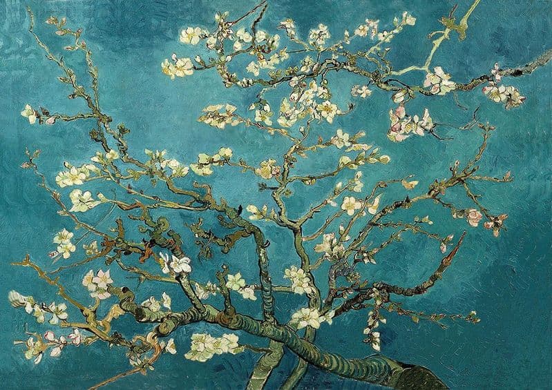 Van Gogh, Vincent: The Blossoming Almond Tree. Fine Art Print/Poster. Sizes: A4/A3/A2/A1 (001349)