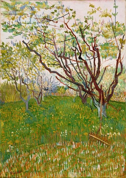 Van Gogh, Vincent: The Flowering Orchard. Fine Art Print/Poster. Sizes: A4/A3/A2/A1 (004192)
