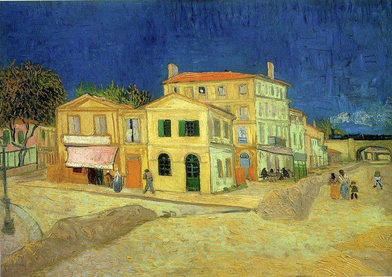 Van Gogh, Vincent: The Yellow House, 1888. Fine Art Print/Poster. Sizes: A4/A3/A2/A1 (001773)