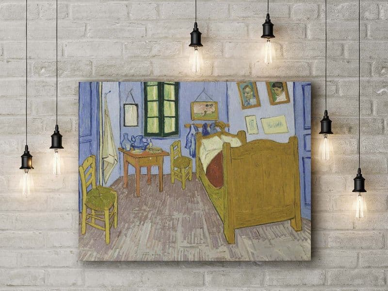 Vincent van Gogh: Bedroom at Arles. Fine Art Canvas.