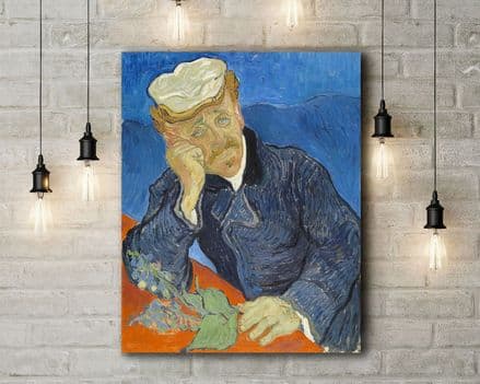 Vincent van Gogh: Dr Paul Gachet. Fine Art Canvas.