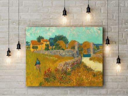 Vincent van Gogh: Farmhouse in Provence. Fine Art Canvas.