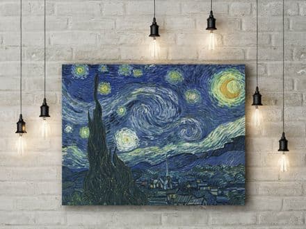 Vincent Van Gogh: Starry Night. Fine Art Canvas.
