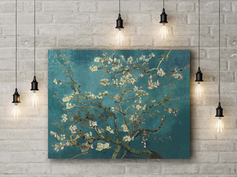Vincent Van Gogh: The Blossoming Almond Tree. Fine Art Canvas.