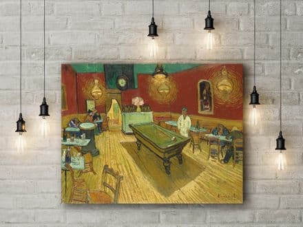 Vincent Van Gogh: The Night Café. Fine Art Canvas.