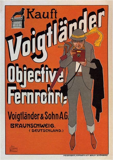 Voigtlander Camera Vintage Advertising Print/Poster (4891)