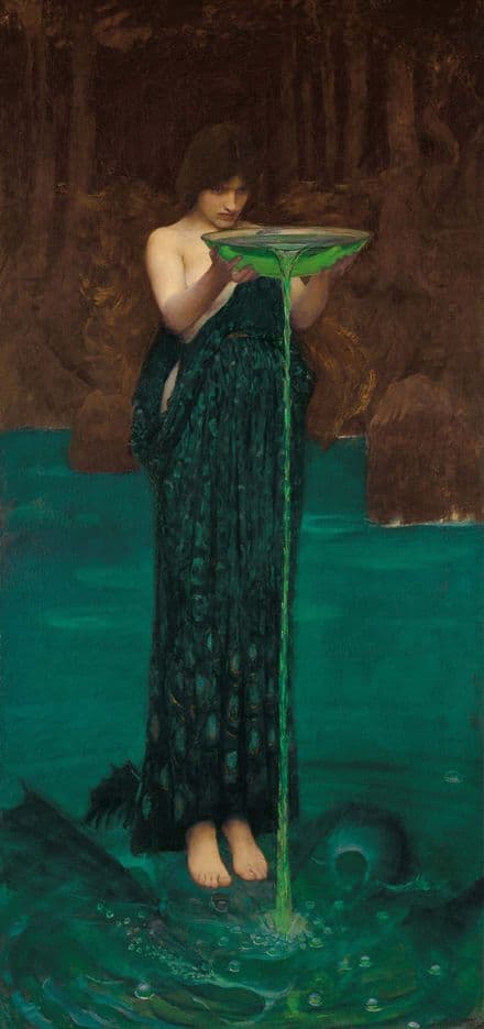 Waterhouse, John William: Circe Invidiosa. Fine Art Print/Poster (004204)