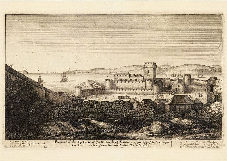 York Castle By Wenceslaus Hollar 17th Century Print/Poster (5437)