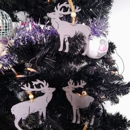 £2 for 3 Hanging Reindeer Decorations