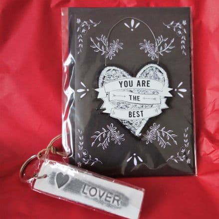 'You are the Best' Card and Lover keyring!