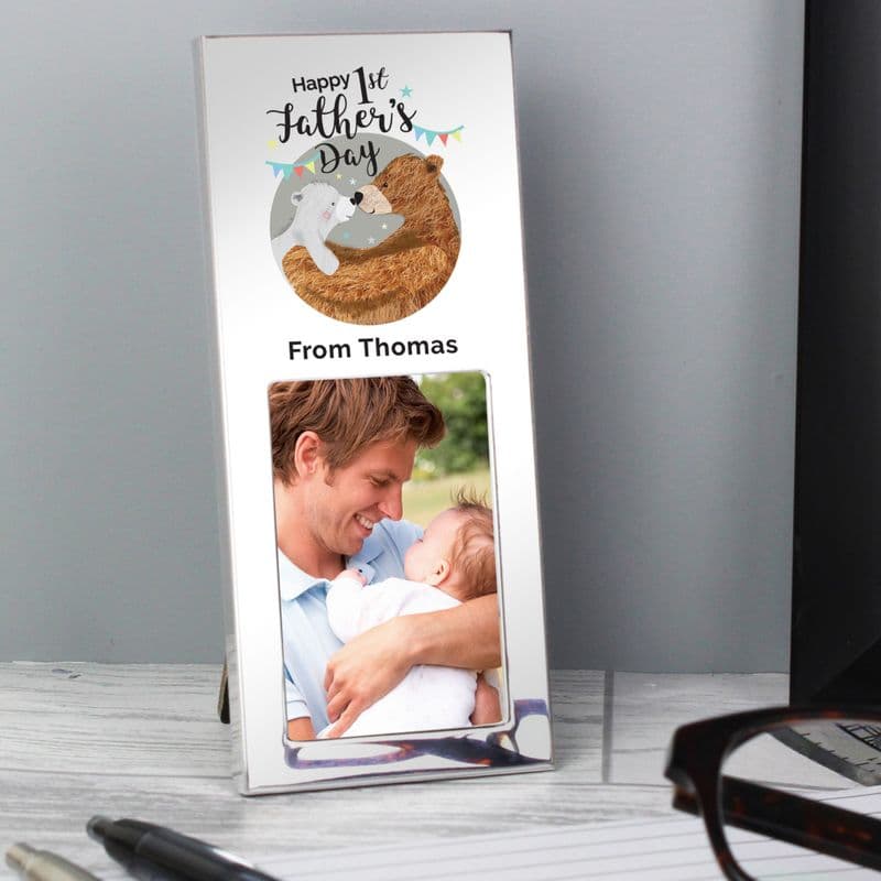 1st Fathers Day Daddy Bear 3x2 Photo Frame