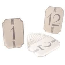50% OFF East Of India set Of 12 Table Numbers Wedding Party