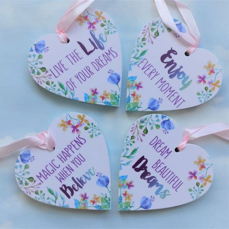 50% OFF Floral hanging heart