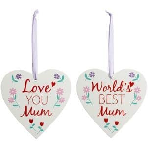 50% OFF Floral Mum Hanging Hearts