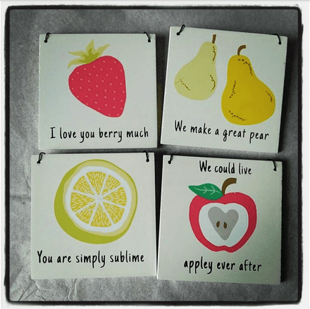 50% OFF Fruity Pun signs