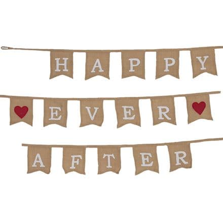 50% off Happy Ever After Jute Bunting