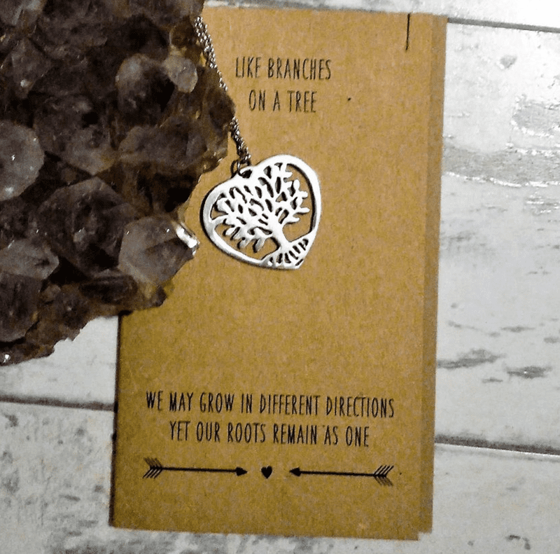 50% off Keepsake necklace on card -  Like Branches On A Tree