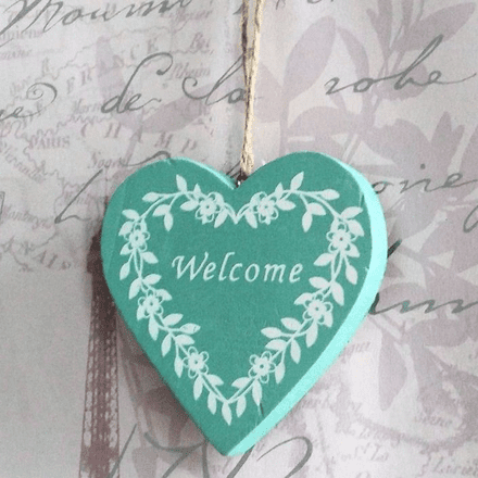 50% off Welcome heart