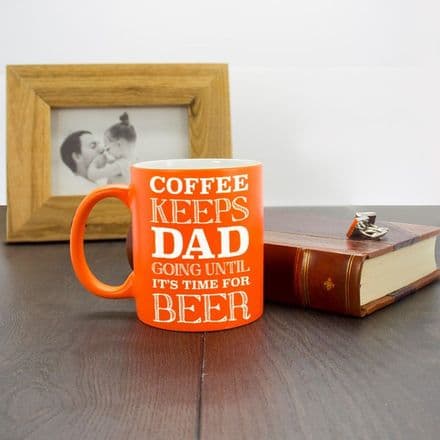 Coffee & Beer Loving, Dad Mug