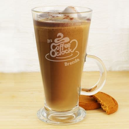 Latte Coffee Glass