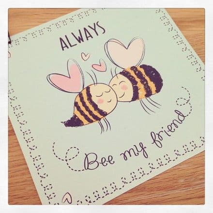 over 50% OFF Cute Little Hanging Tin Sign- Always Bee My Friend
