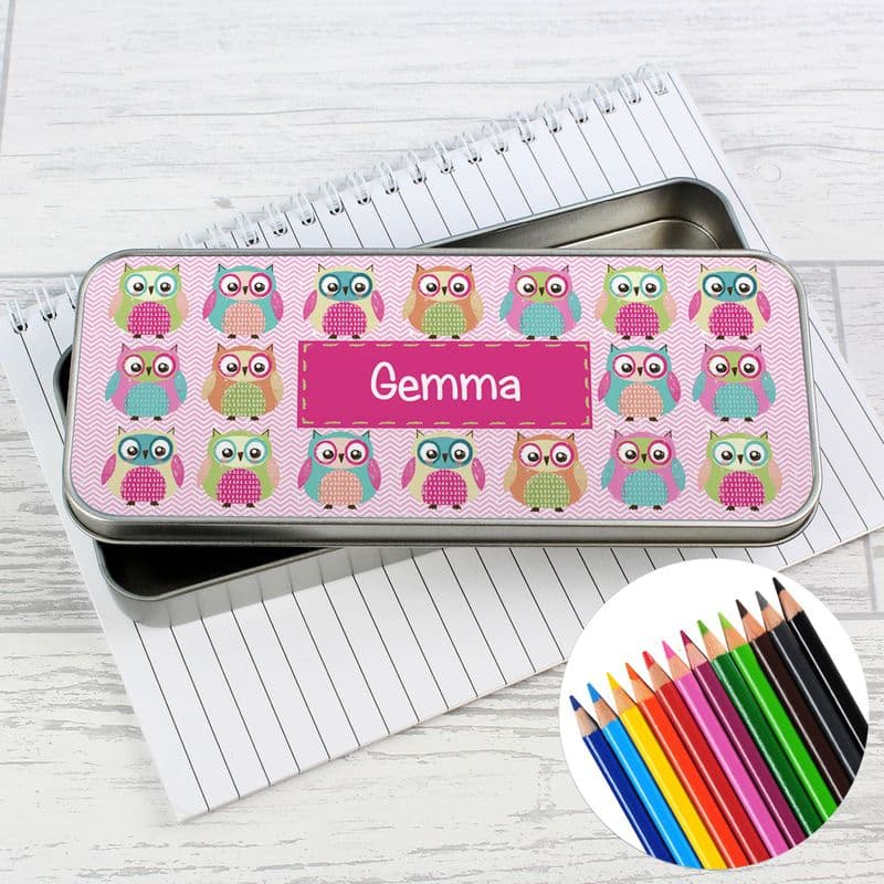 Pencil Tin with your name on it!