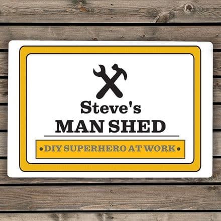 Personalised Man Shed Sign