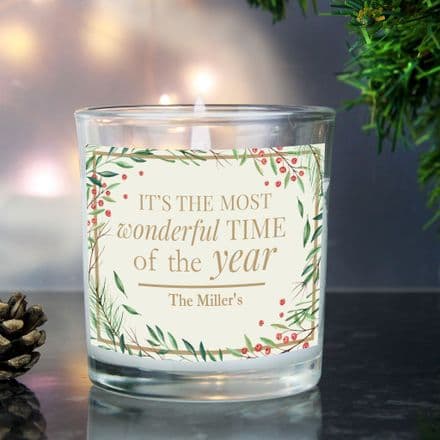 Personalised Scented Jar Candle