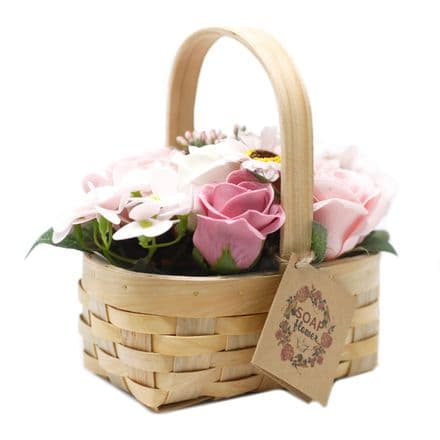 Soap flower Wicker baskets